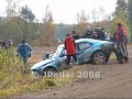 Nuutajärven lasi ralli 4.10.2008, f-cupin päätöskisa. Klipit ek:lta 2 ja 4