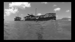 Some images of my shipwreck explorations caught by @brduran in a recent trip to St.Marteen - Caribbe