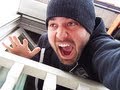 GUY FALLS OFF A ROOF (4.23.12 - Day 1089)
