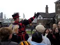 Yeoman Warder (\"Beefeater\") at the Tower of London