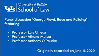 由法学院教授Luis Chiesa、Athena Mutua和Anthony O 'Rourke组成的教师小组讨论。