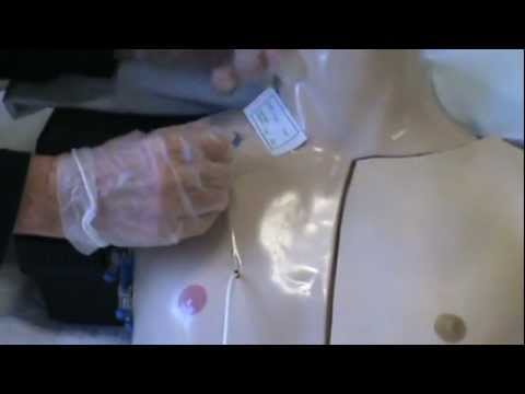 how to care for a central venous catheter