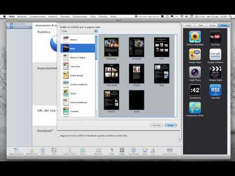 iWeb: creare un Dominio - Mac OSX