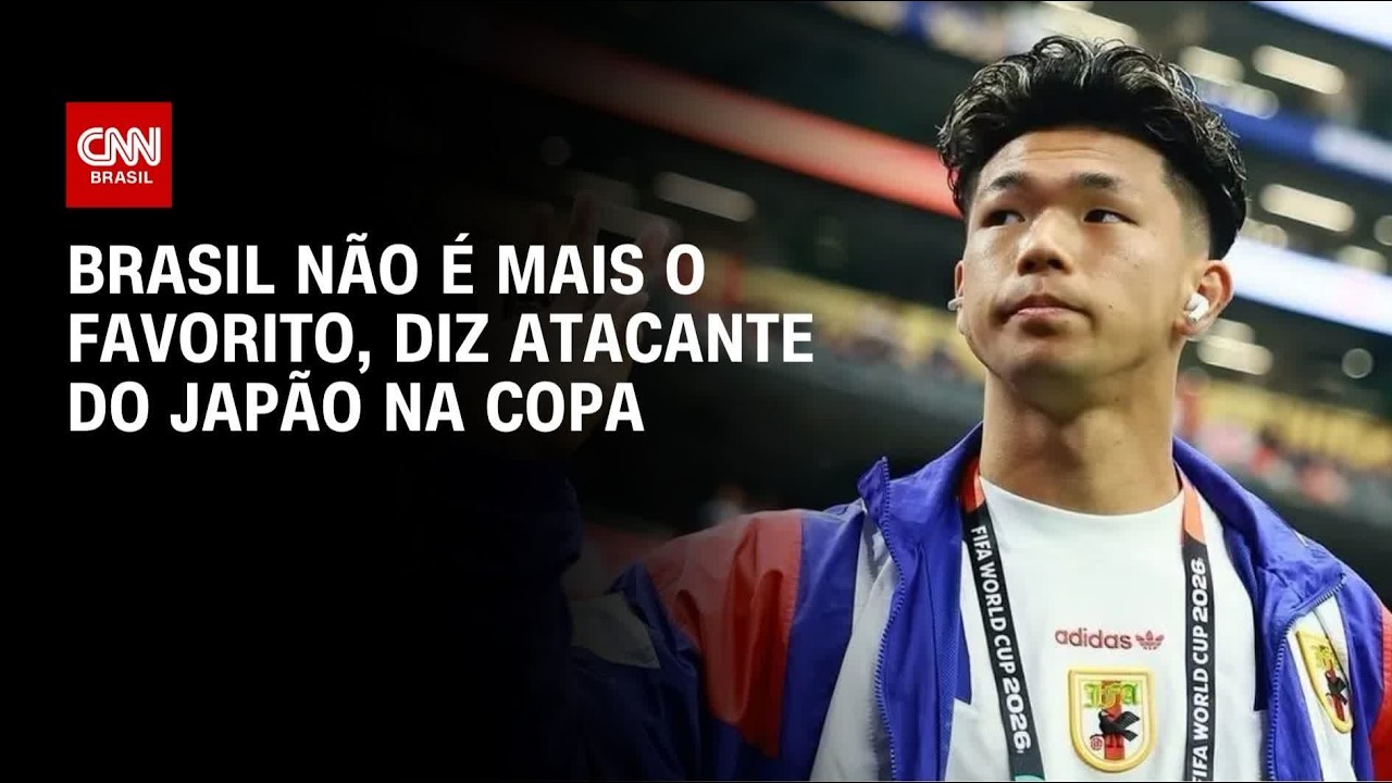 "Brasil não é mais favorito e Neymar não é o mesmo", afirma atacante do Japão na Copa | AGORA CNN