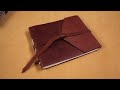 Click here to watch this video Rustico Leather Guest Registry