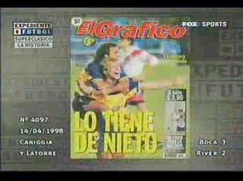 Clásicos River-Boca desde año 96 (algunos)