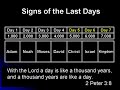 god has several time periods which reveal his plan to his people; the last days, the time of the end and the great tribulation.