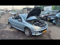 Peugeot 206 CC 2.0 16V Sloopvoertuig (2003, Grijs)