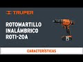 Rotomartillo inalámbrico 1/2", 20 V, Truper