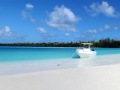 soleil, sable blanc.
