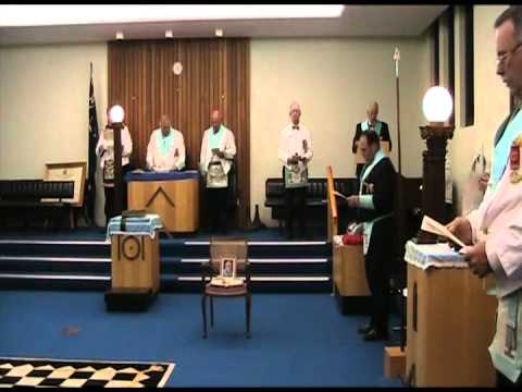 freemasonic - Take a Look inside the Freemasons Lodge Room as William McLeod Lodge No 241 UGLQ conducts a Lodge of Sorrow for recently passed Brethren Worshipful Brother J...
