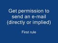 Three Rules of E-Mail Marketing