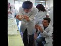 in laboratorio di analitica: reazione oscillante