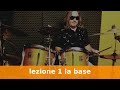 LEZIONE DI BATTERIA  N°1 BY LUCA PAGLIARI DRUM LESSON 2009