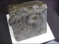 Japan Ceramic Roof Tile - Large Antique Temple Kawara Japan Ceramic Roof Tile - Large Antique Temple Kawara
