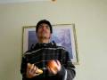 jonglerie: banane,pomme et clémentine