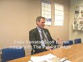 Sen. Scott Brown discusses his background