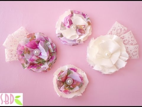 Fiore di stoffa tutorial