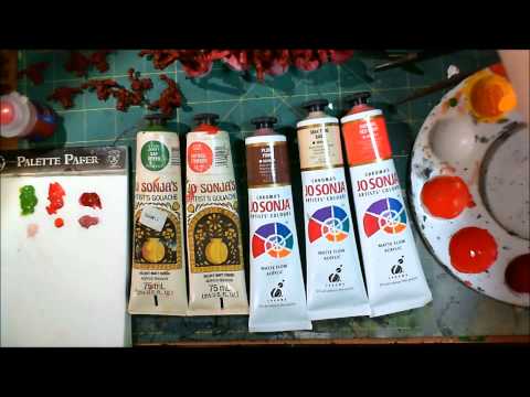 how to use jo sonja paints