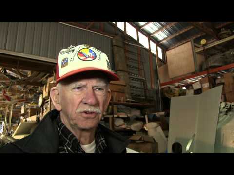 B17 - I checked in on the Desert Rat B 17 Flying Fortress project recently. I met a WW2 B17 tail gunner there, Kenneth Hoffman. I spoke a little about his experien...