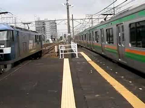 湘南新宿ライン直通電車発車