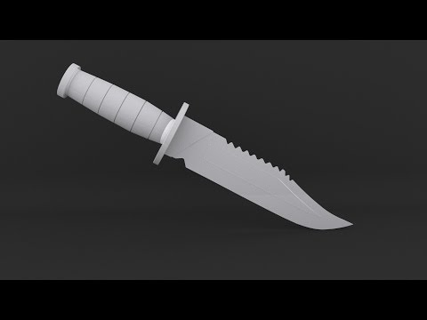 Как сделать нож на 3ds max 114