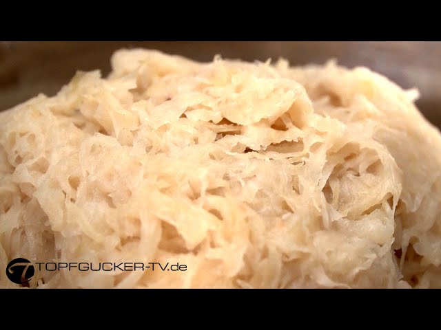 Sauerkraut  soll einem das Leben nicht sauer werden lassen | Neinerlaa Weihnachtsessen der Erzgebirger