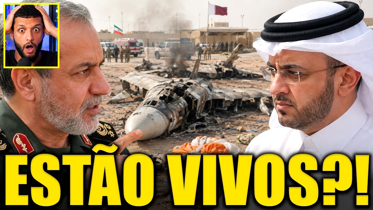 Catar ESCONDE três pilotos iranianos?! Doha admite o abate