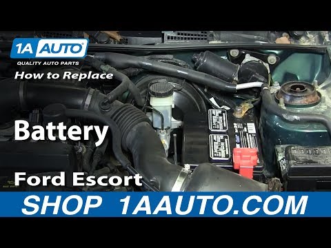 How To Replace Dead Battery 1998-03 Ford Escort ZX2