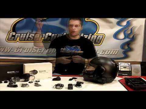 Sena Bluetooth - http://www.cruisercustomizing.com/detail.cfm?Category_ID=5&manufacturer_ID=885&product_ID=60122 Kyle Bradshaw of www.CruiserCustomizing.com show the componen...