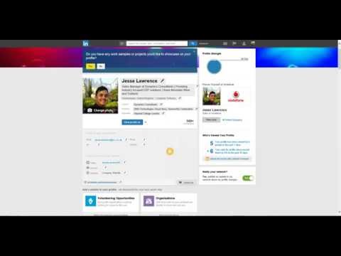 how to change email address on linkedin