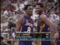 2001-06-15: Kobe Bryant 26 points, 12 rebounds, 6 assists vs. 76\
