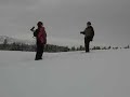 Audrey and the sledding