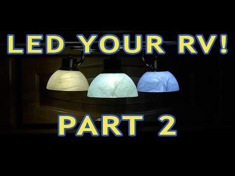 how to attach lights to rv awning