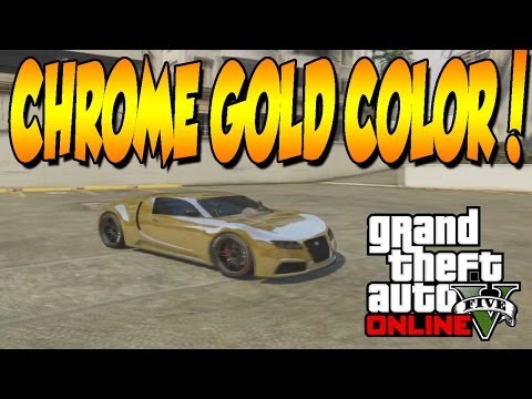 how to make gold paint in gta v