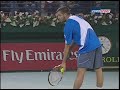 Federer vs Youzhny Dubai 2007 highlights