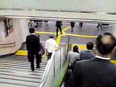 Subway in Tokyo,Japan (Tokyo Metro Chiyoda Line)