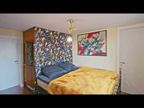 Video Luxusní designový byt 4+kk, 191m2 s krbem, mramorovou kuchyní a terasou