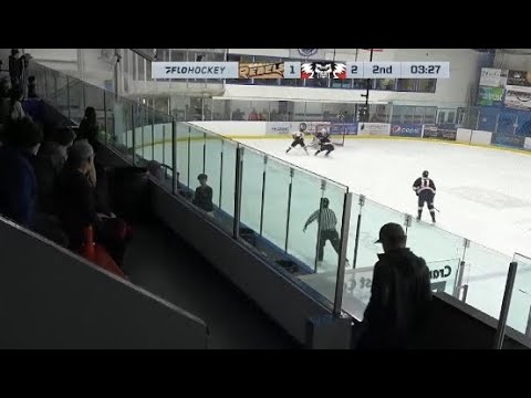 Bo Stevens' 1st Goal (8 Pts / 1st 8 Games) in Junior A Canada 🇨🇦 - D #5 White - at Columbia Valley 10/24