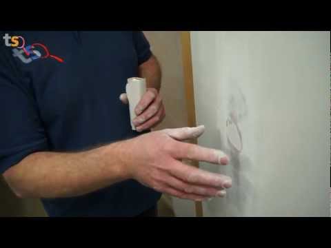 how to repair a hole in a door