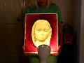 Actualism Art: Optical Illusion - portrait of a young woman