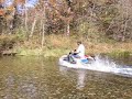 Creek crossing on my XR250L