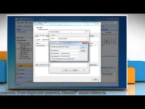 how to know outlook password