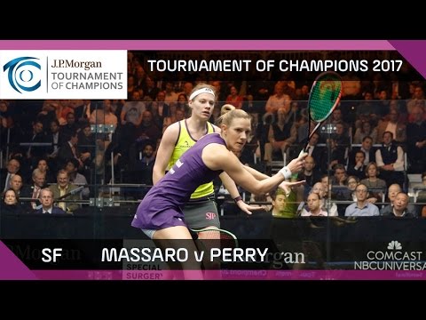 Squash: Massaro v Perry - Tournament of Champions 2017 SF Highlights