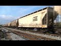 CSX 4817 Leads CSX G117, Grain Train, at Middle Dalton