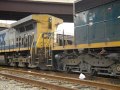 CSX #8111, #112 & #914 About to hook up to empty tankers for loading.