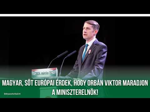 Dr. Pásztor Bálint, a VMSZ elnökének március 15-i ünnepi beszéde-cover