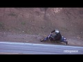 Motorcycle Crash - Honda NX-250 on Mulholland