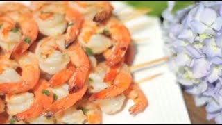 Scampis au barbecue