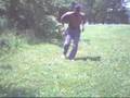 jump kick's on the grass!